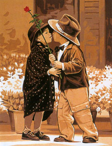 Royal Paris - Large Canvases - Saint Valentin de K. Anderson (Valentines Day by K. Anderson)