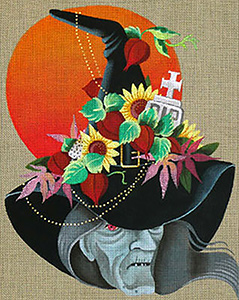 Leigh Designs - Hand-painted Canvases - Wicked Witches - Dorcus