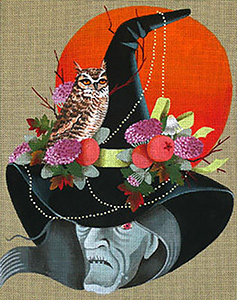 Leigh Designs - Hand-painted Canvases - Wicked Witches - Delphine