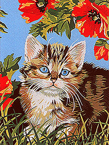 Margot de Paris - Small Canvases - Le Chaton (The Cat)