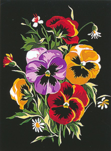 Margot de Paris - Small Canvases - Pensees (Pansies)