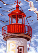 Margot de Paris - Small Canvases - Gardien de la Cote (Guardian of the Coast)