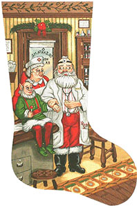 Santa Doctor - Canvas Only