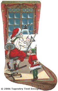 Santa Engineer - Canvas Only