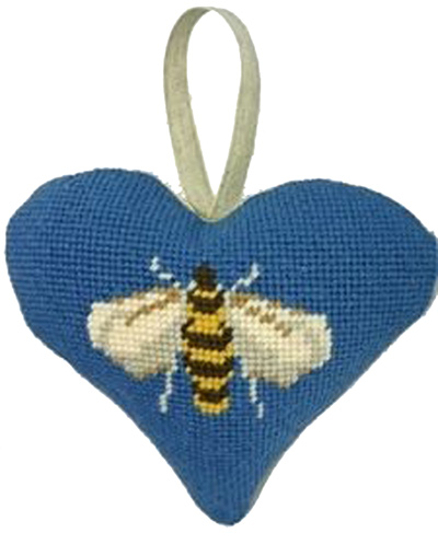 Bee Needlepoint Ornament Kit