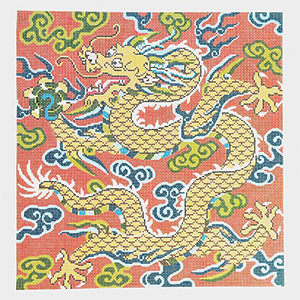 Golden Dragon Hand-painted Canvas