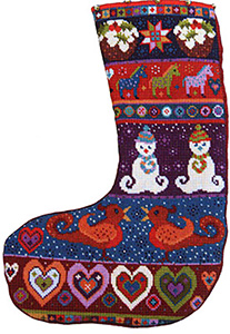 Animal Fayre Christmas Stocking - Snowman