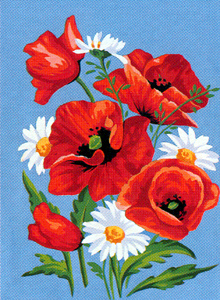Margot de Paris (Coquelicots) Poppies Small Canvas