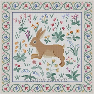 Susan Roberts Needlepoint Designs - Cluny Rabbit