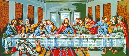 Last Supper (Leonardo da Vinci) - Collection d'Art Needlepoint Canvas