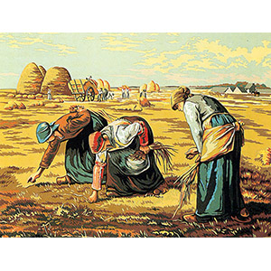 Margot Creations de Paris Needlepoint (Les Glaneuses) The Gleaners by Millet Medium Needlepoint Canvas