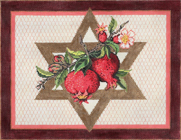 Seeds of Faith- Stitch Painted Needlepoint Canvas from Sandra Gilmore