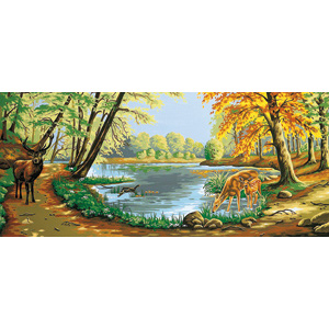 Margot Creations de Paris Needlepoint - Tapestries - En Foret (In the Forest)