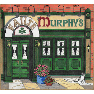 Murphy's - Stitch Painted Needlepoint Canvas from Sandra Gilmore