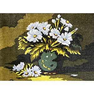 Vase of Flowers  - Collection d'Art Needlepoint Canvas