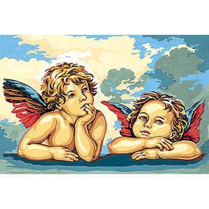 SEG de Paris Needlepoint - Raphael's Angels Canvas