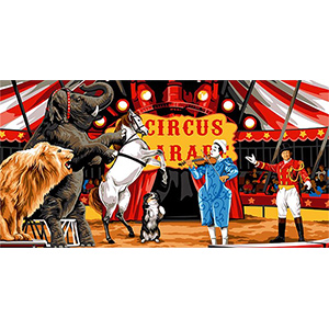 SEG de Paris Needlepoint - Tapestries - Circus