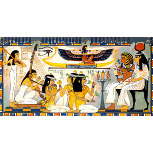 SEG de Paris Needlepoint - Tapestries - Isis and Pharaoh Canvas