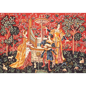 SEG de Paris Needlepoint - Tapestries - Concert a la Fontaine (Concert at the Fountain)