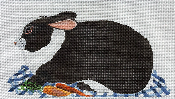 Barbara Eyre Needlepoint Designs - Hand-painted Canvas - Rabbit