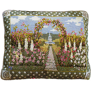 Primavera Needlepoint Cushion Kit - Secret Garden