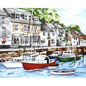 Padstow Harbour - Anchor British Collection Needlepoint Tapestry Kit