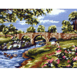 Devils Bridge, Kirby Lonsdale, by Amanda Butler - Anchor British Collection Needlepoint Tapestry Kit