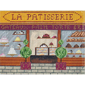 Bakery - Hand-Painted Needlepoint Canvas